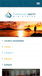 Mobile Screenshot of christianunityministries.org
